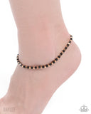 Paparazzi Exquisitely Eclectic - Gold Anklet