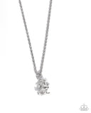 Paparazzi Pet Rabbit - Silver Necklace