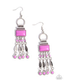 Paparazzi Complimentary Cascade - Purple Earring