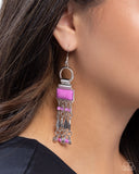 Paparazzi Complimentary Cascade - Purple Earring