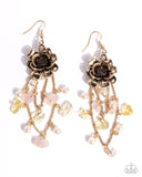 Paparazzi Carefree Cascade - Yellow Earring