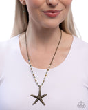 Paparazzi Starfish Symphony - Brass Necklace