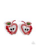 Paparazzi Apple for the Teacher - Red Earring