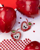 Paparazzi Apple for the Teacher - Red Earring