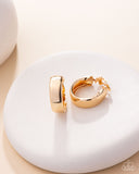 Paparazzi Sleek Spell - Gold (CLIP ON) Earring