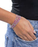 Paparazzi Candlelight Cascade - Purple Bracelet