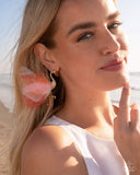 Paparazzi Feathered Flamingo - Orange Earring