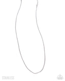 Paparazzi Stainless Showroom - Silver Necklace