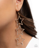 Paparazzi Star-Crossed Success - Gold Earring