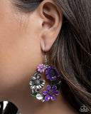 Paparazzi Wreathed Weekday - Purple Earring