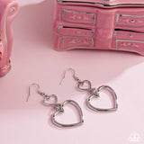 Paparazzi Sweetheart Symmetry - Silver Earring