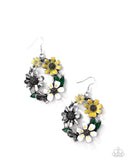 Paparazzi Wreathed Weekday - Yellow Earring