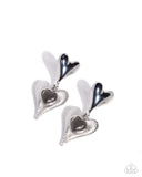 Paparazzi Heart Habitat - Black Earring