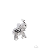 Paparazzi Elephant Embrace - Black Brooch