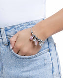 Paparazzi Windblown Whimsy - Pink Bracelet