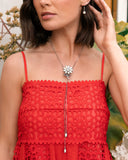 Paparazzi Floral Fidelity - White Necklace