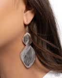 Paparazzi Skinny Spiral - Silver Earring
