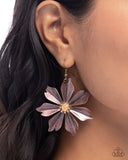 Paparazzi Floral Fascination - Copper Earring