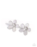 Paparazzi Blooming Boutique - White Earring