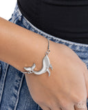 Paparazzi Whimsical Whale - Silver Bracelet