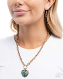 Paparazzi Heartfelt Horoscope - Green Necklace