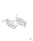 Paparazzi Leafy Lure - Silver Earring