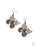 Paparazzi Soaring Skill - Brass Earring