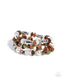 Paparazzi Stirring Stack - Brown Bracelet