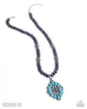 Paparazzi Traditional Tapestry - Blue Necklace