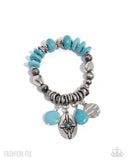 Paparazzi Authentic Apparel - Blue Bracelet