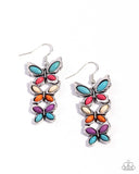 Paparazzi Fluttering Fantasy - Multi Earring