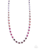 Paparazzi Mesmerizing Model - Purple Necklace