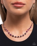 Paparazzi Mesmerizing Model - Purple Necklace