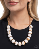 Paparazzi Swirled Serenity - Brown Necklace