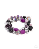Paparazzi Colorful Captain - Purple Bracelet