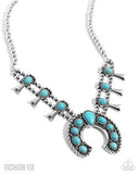 Paparazzi Rustic Route - Blue Necklace