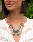Paparazzi Rustic Route - Blue Necklace