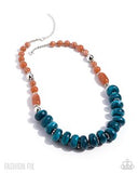 Paparazzi Bubbly Broadcast - Blue Necklace