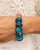 Paparazzi Bright Broadcast - Blue Bracelet
