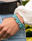 Paparazzi Earthy Express - Blue Bracelet