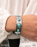 Paparazzi Rustic Road - Blue Bracelet