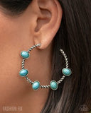 Paparazzi Canyon Course - Blue Earring