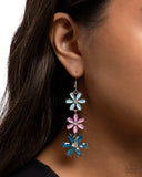 Paparazzi Blooming Bombshell - Blue Earring