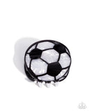 Paparazzi Soccer Shimmer - Black Hair Claw