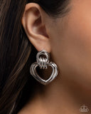 Paparazzi Constant Calm - Silver Earring