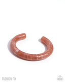Paparazzi Lively Livestream - Brown Bracelet