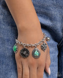Paparazzi Select Stones - Green Bracelet