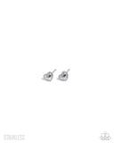 Paparazzi Will You Stay? - Silver Earring