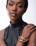 Paparazzi Interlocked Ignition - Gold Bracelet