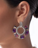 Paparazzi Courteous Chic - Purple Earring